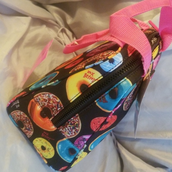 Betsey Johnson donut lunch tote - Picture 2 of 5